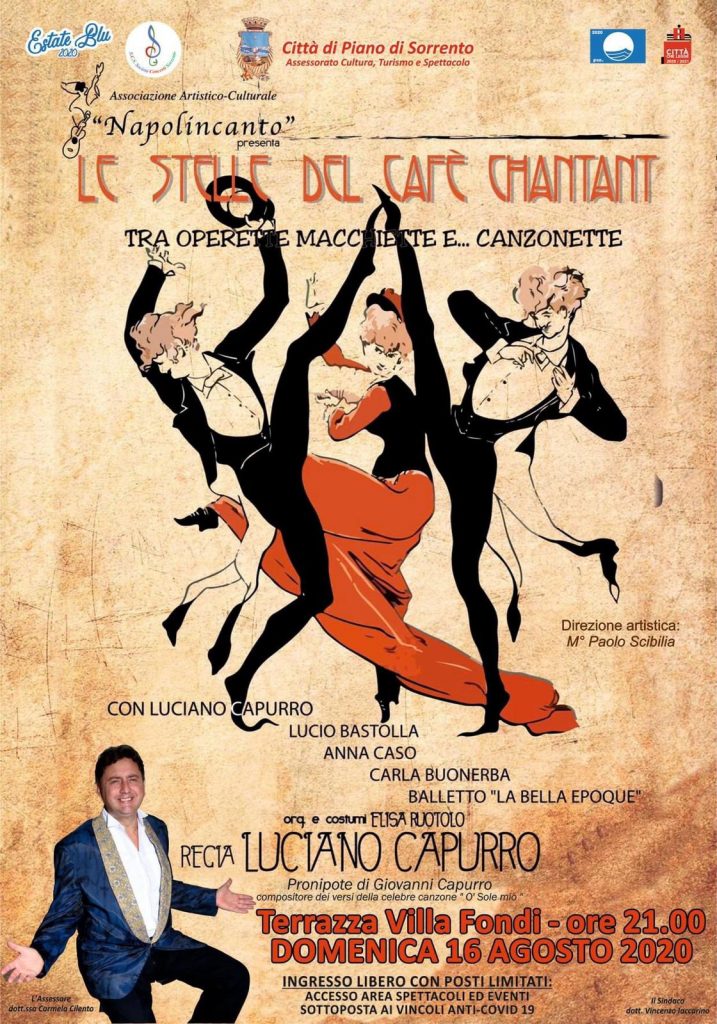 Le stelle del café chantant a Villa Fondi con Luciano Capurro