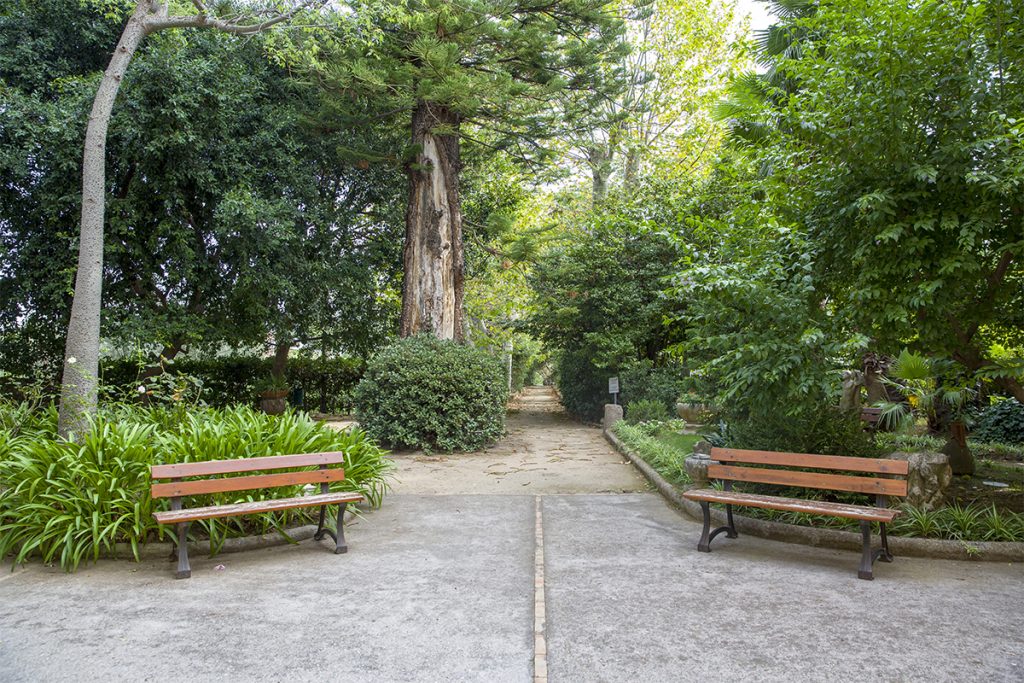 Il parco del Museo Correale