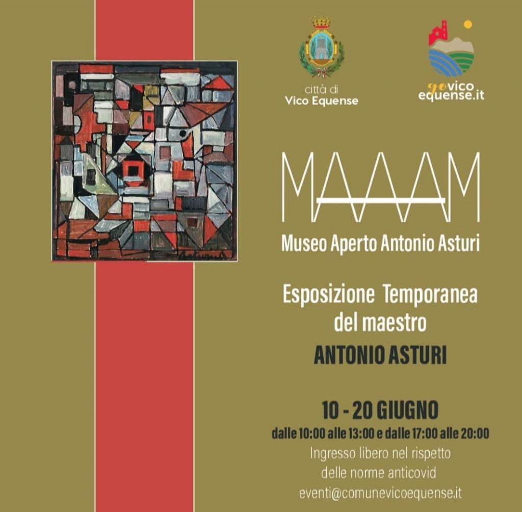 Esposizione temporanea Maestro Antonio Asturi 10-20 giugno Vico Equense
