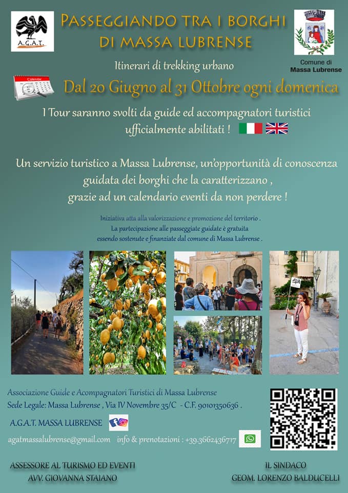 Eventi estate 2021 - Passeggiando tra i Borghi di Massa Lubrense