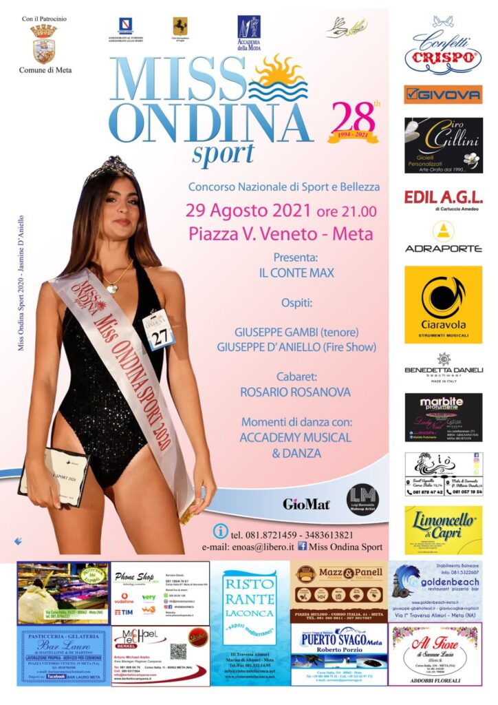 eventi meta 2021 miss ondina