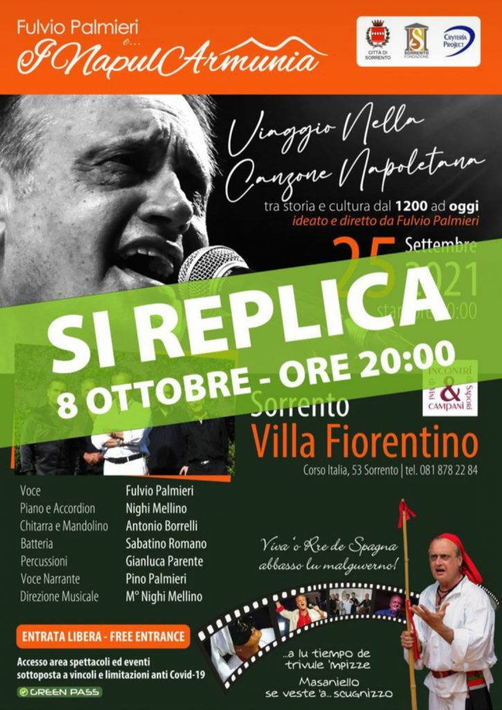 Eventi 8 ottobre concerto Fulvio Palmieri