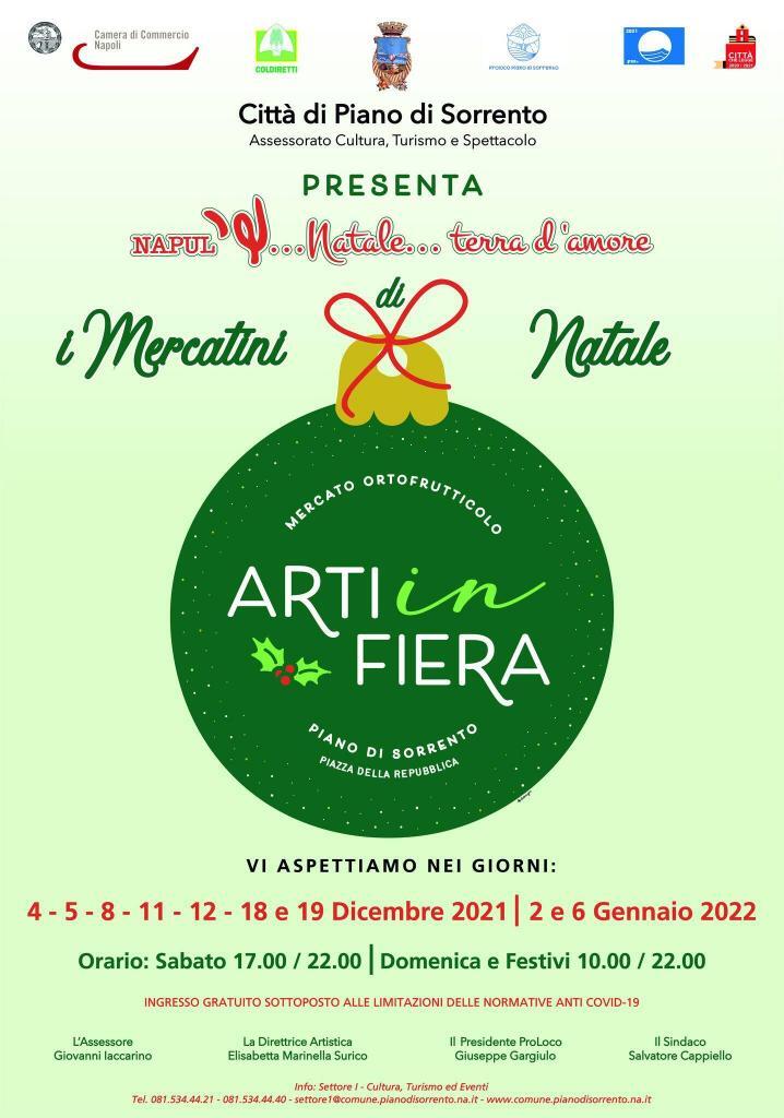 mercatini di natale 2021 piano di sorrento