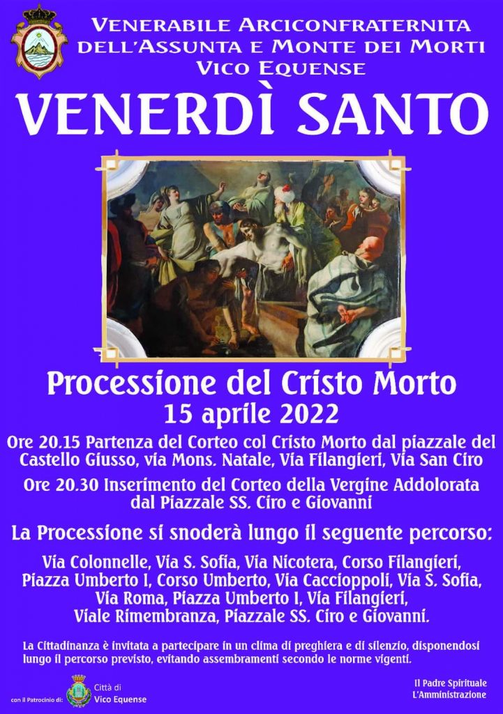 La processioni di venerdì santo 2022 Vico Equense