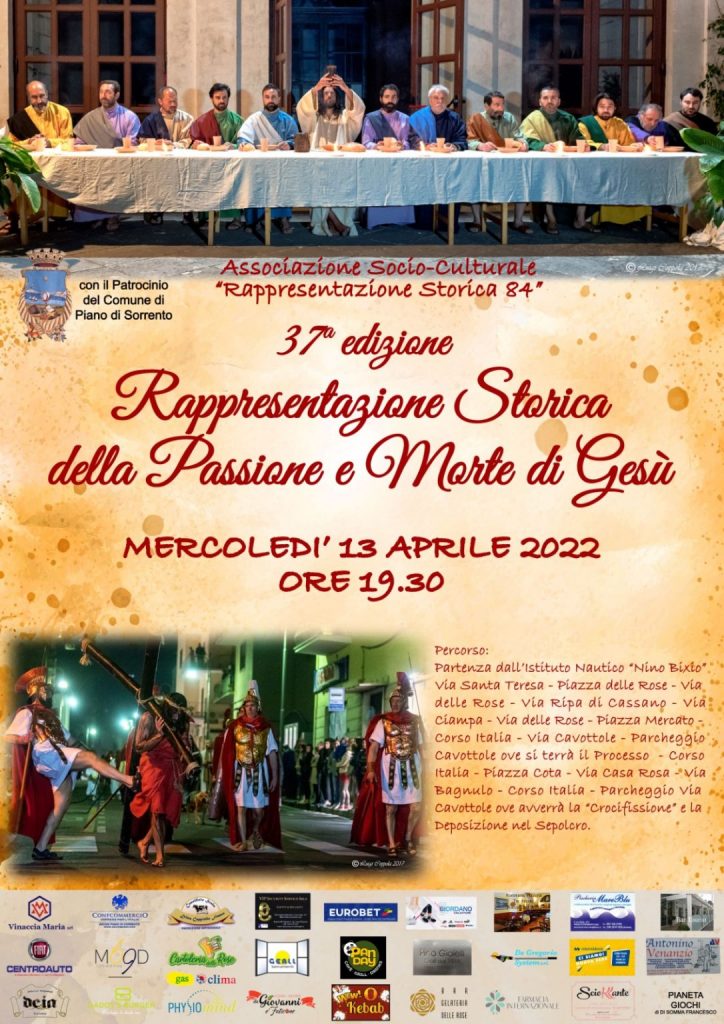 Settimana Santa a Piano di Sorrento rappresentazione storica