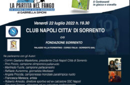Eventi 22 luglio 2022 Sorrento libro e film dedicato a Maradona a Villa Fiorentino