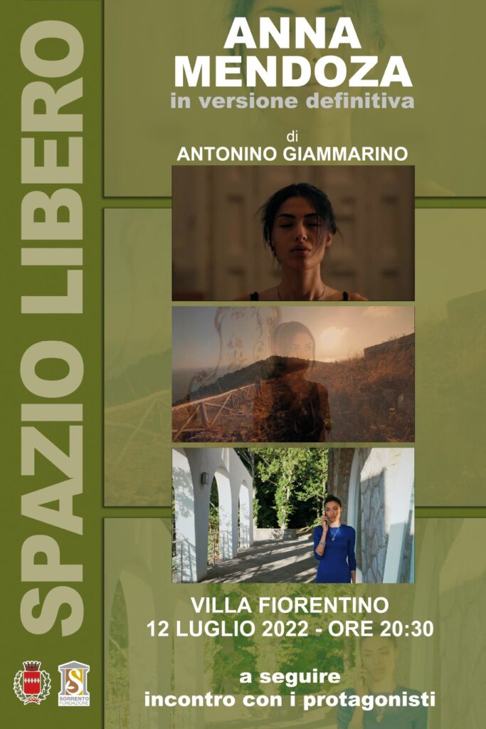 Eventi luglio 2022 Sorrento proiezione film Anna Mendosa di Antonino Giammarino