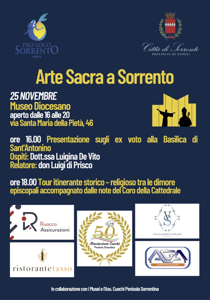 Aperitivo con artemisia_ arte sacra a sorrento natale 2022