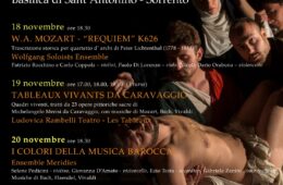 tableaux vivants caravaggio sorrento natale 2022 trilogia di caravaggio