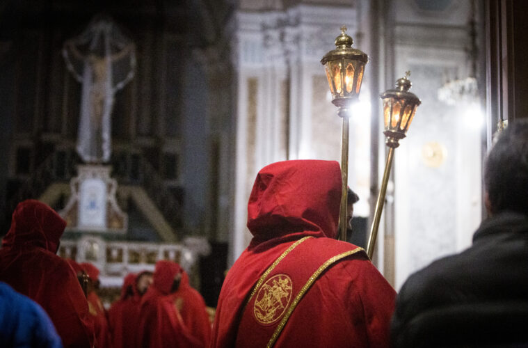 Processione Rossa Trinità piano di Sorrento