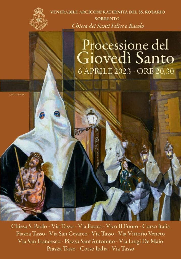 processione bianca ss rosario sorrento 2023