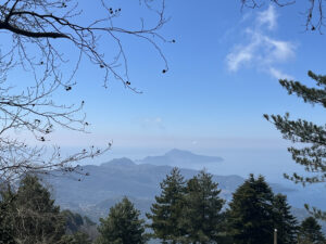 panorama monte faito capri sorrento coast about sorrento