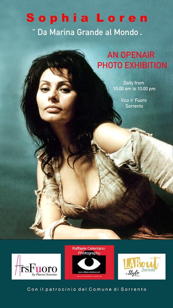 Sorrento Photo Exhibition Sophia Loren Raffaele Celentano 2024 About Sorrento