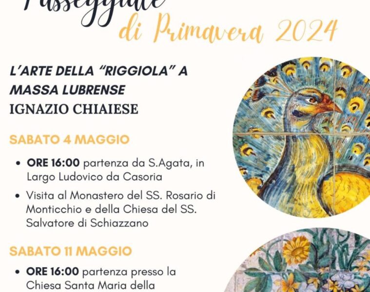 Events in Massa Lubrense passeggiate di primavera 2024 about sorrento