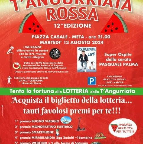 anguriata meta 2024 programma about sorrento 2024