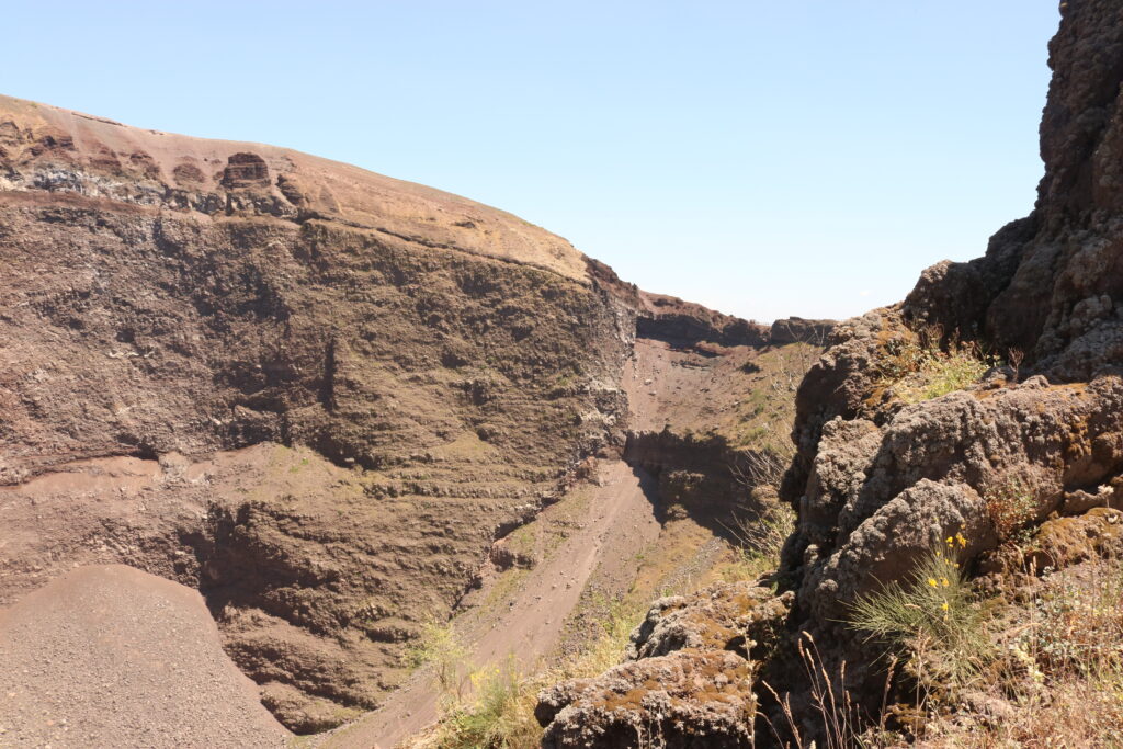 A hike up mount vesuvius sofia lo piano about sorrento mypovsorrento 2024 crater view