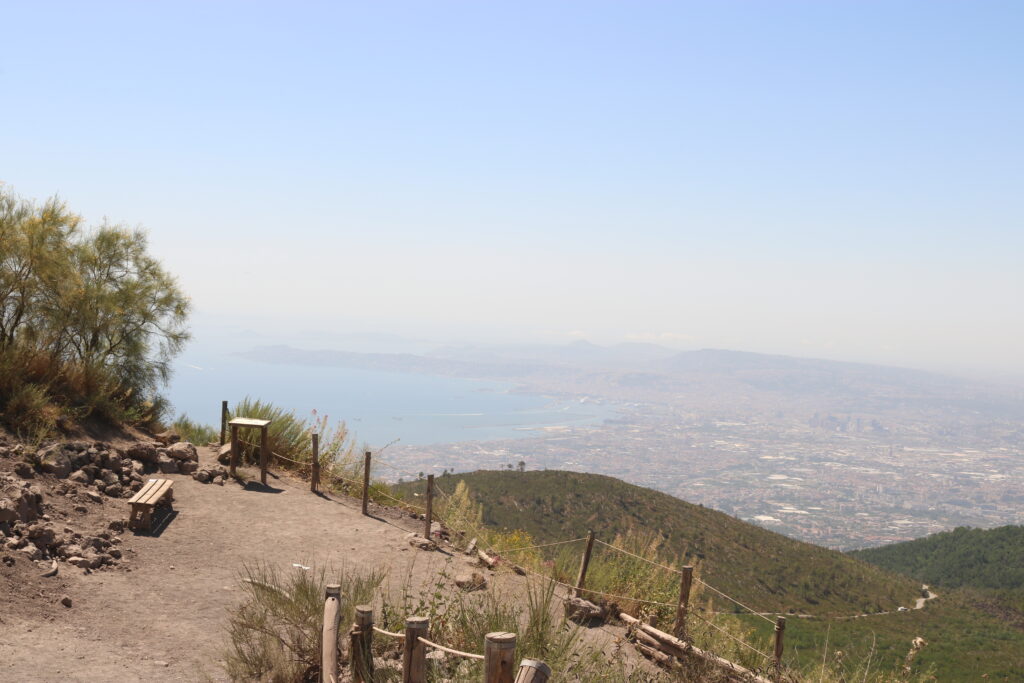 the end A hike up mount vesuvius sofia lo piano about sorrento mypovsorrento 2024 view from vesuvius
