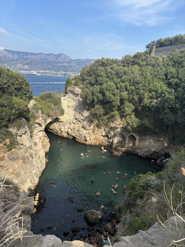 bagni della regina giovanna about sorrento 2024 mypovsorrento emma ritter