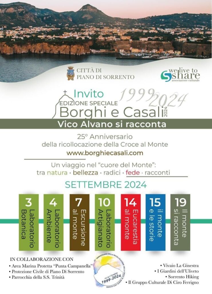 piano di sorrento borghi e casali 2024 vico alvano si racconta programma about sorrento