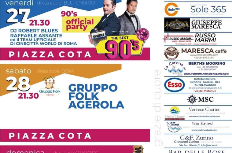 Programma completo Festa di San Michele 2024 Piano di Sorrento