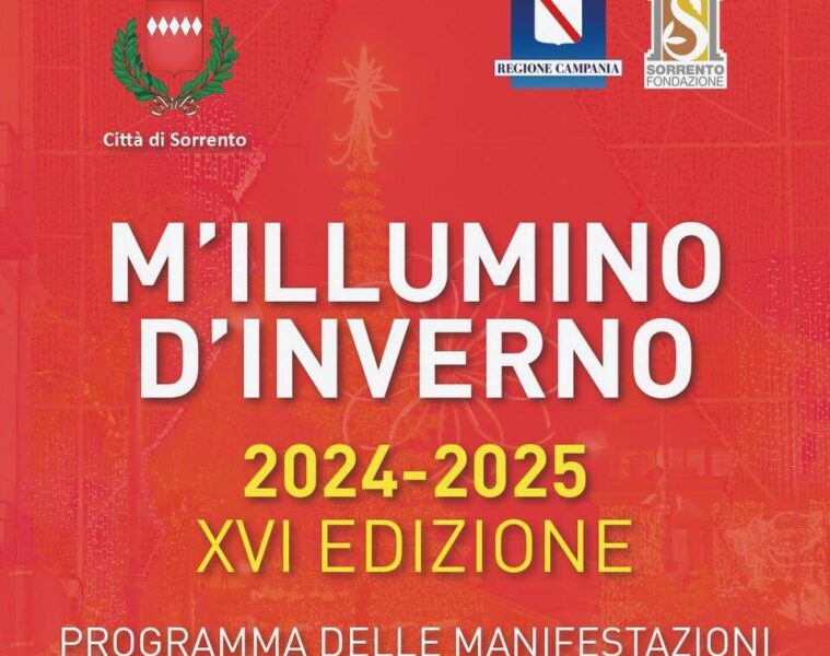 Programma M'Illumino D'Inverno 2024 - XVI edizione - Natale a Sorrento 2024