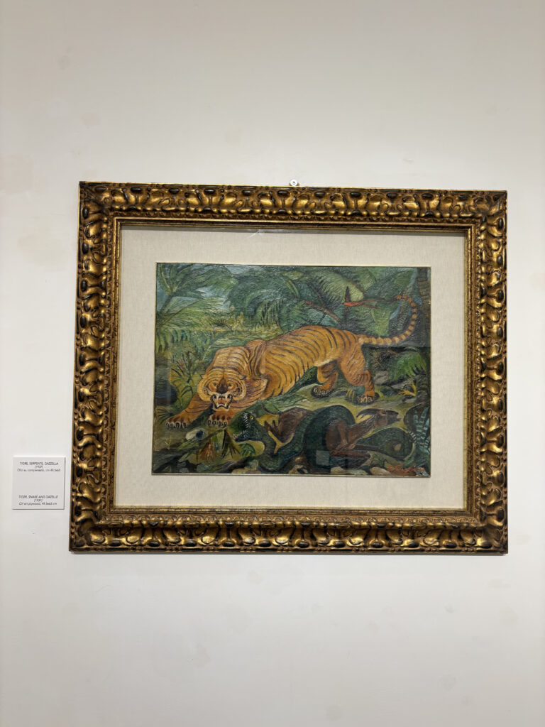 antonio ligabue exhibition sorrento villa fiorentino mypovsorrento 2024 emma ritter about sorrento wildlife paintings