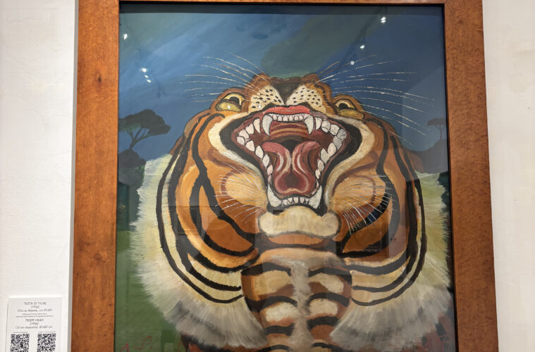 antonio ligabue exhibition sorrento villa fiorentino mypovsorrento 2024 Tiger's Head emma ritter about sorrento