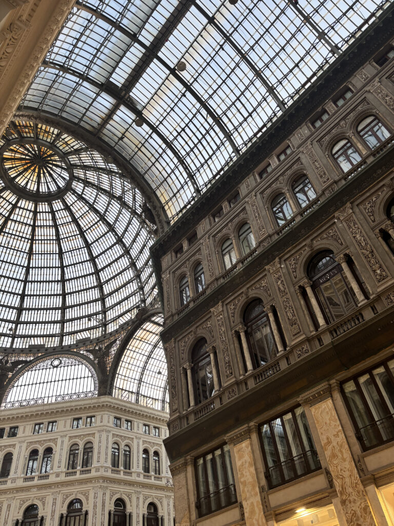 Naples Umberto Gallery day trips from sorrento abou sorrento 2024 Emma Ritter