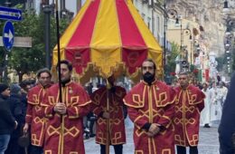 Celebrations of Sorrento’s Patron Saint, Sant’Antonino Justinr Gibert mypovsorrento february 14 2025 the procession
