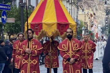 Celebrations of Sorrento’s Patron Saint, Sant’Antonino Justinr Gibert mypovsorrento february 14 2025 the procession
