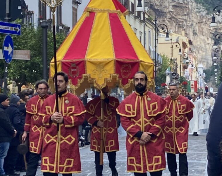 Celebrations of Sorrento’s Patron Saint, Sant’Antonino Justinr Gibert mypovsorrento february 14 2025 the procession