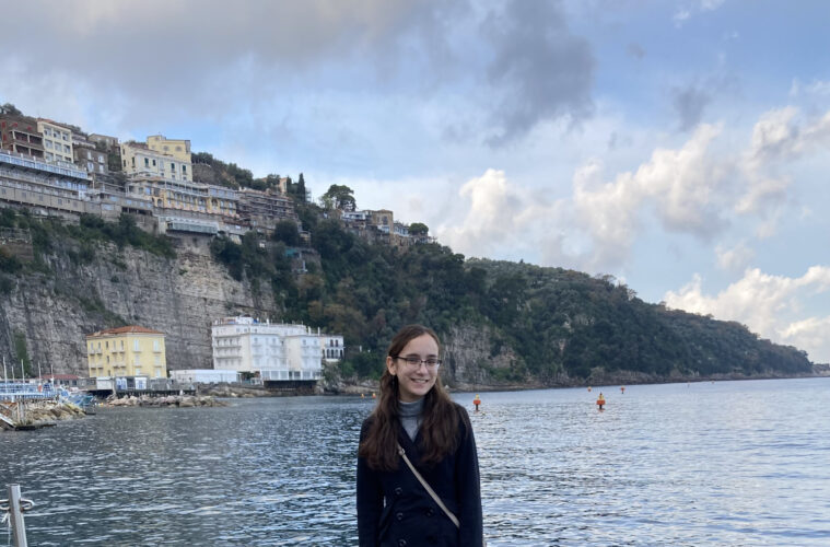 Justine Gilbert internship SantAnna Institute February 2025 MyPovSorrento About Sorrento