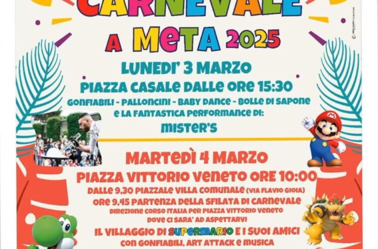 Programma Carnevale 2025 Meta