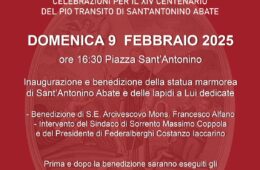 inaugurazione statua sant'antonino sorrento 2025