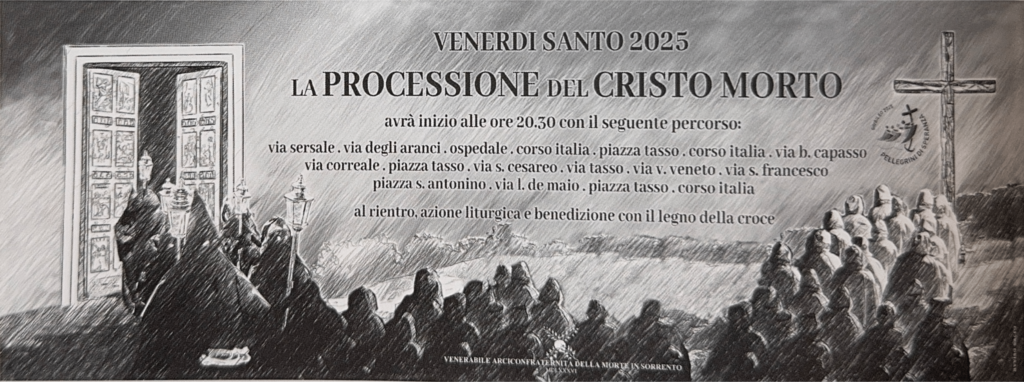 Processione Nera Sorrento 2025 Venerdì Santo