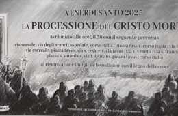 Processione Nera del Cristo Morto Sorrento 2025 Venerdì Santo