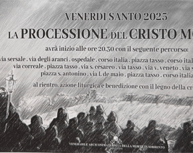 Processione Nera Sorrento 2025 Venerdì Santo