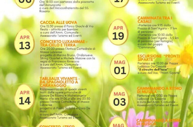 eventi primavera 2025 Massa Lubrense About sorrento