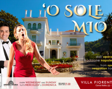 Conerto "O' Sole Mio" - Opera in Roma - Villa Fiorentino, Sorrento - Aprile-Ottobre 2025 - neapolitan Songs concert summer 2025 Sorrento