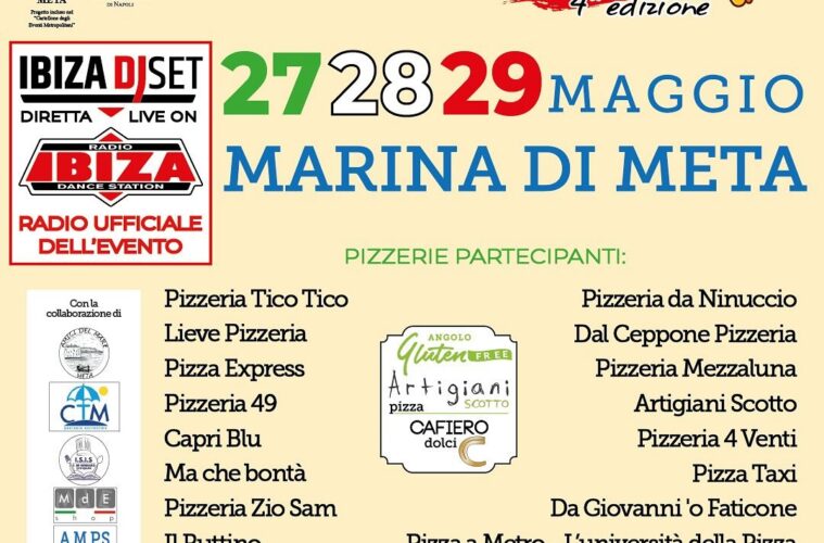 pizza damare meta 28 29 e 30 maggio 2025 programma