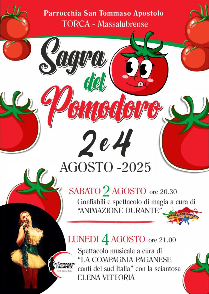 Sagra del Pomodoro 2025 a Torca