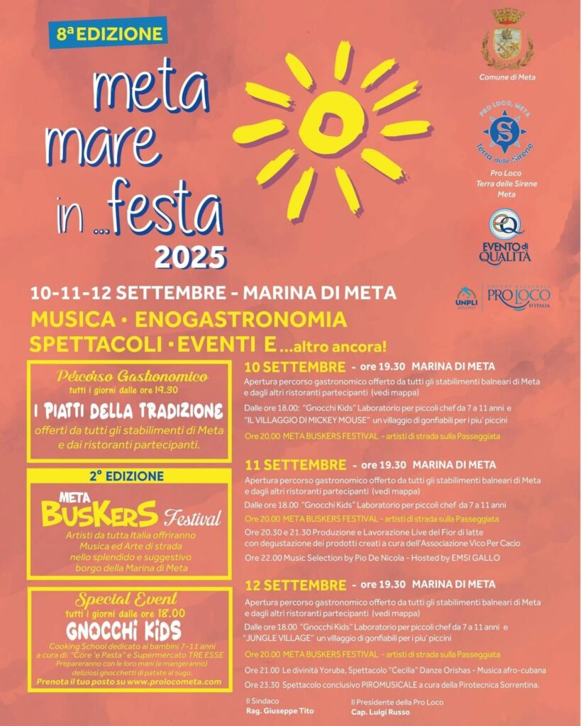 Meta Mare in Festa 2025 Programma