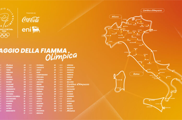 Fiamma Olimpica a Sorrento il 22 Dicembre