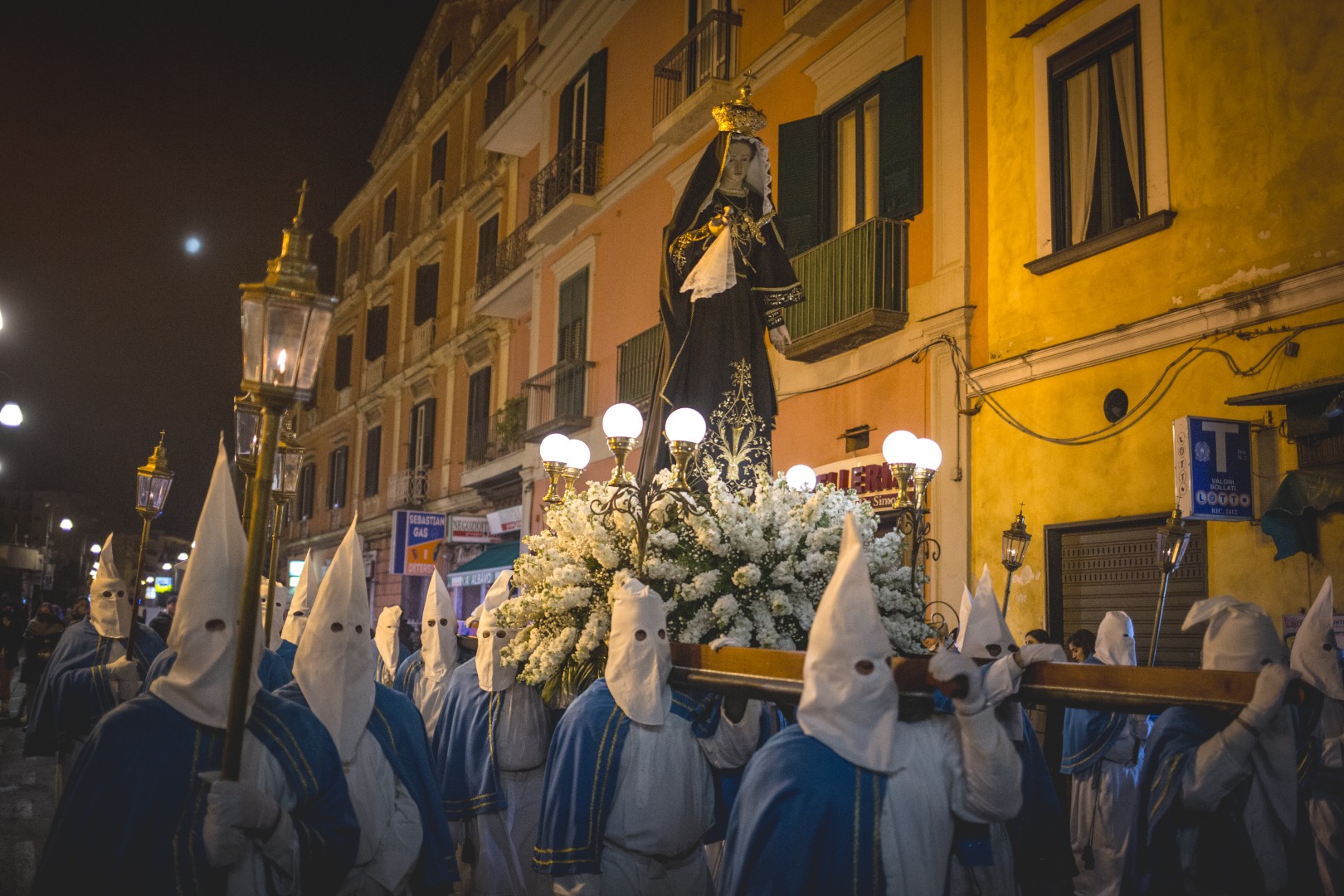 Processione Bianca Sant'Agnello Maria Addolorata
