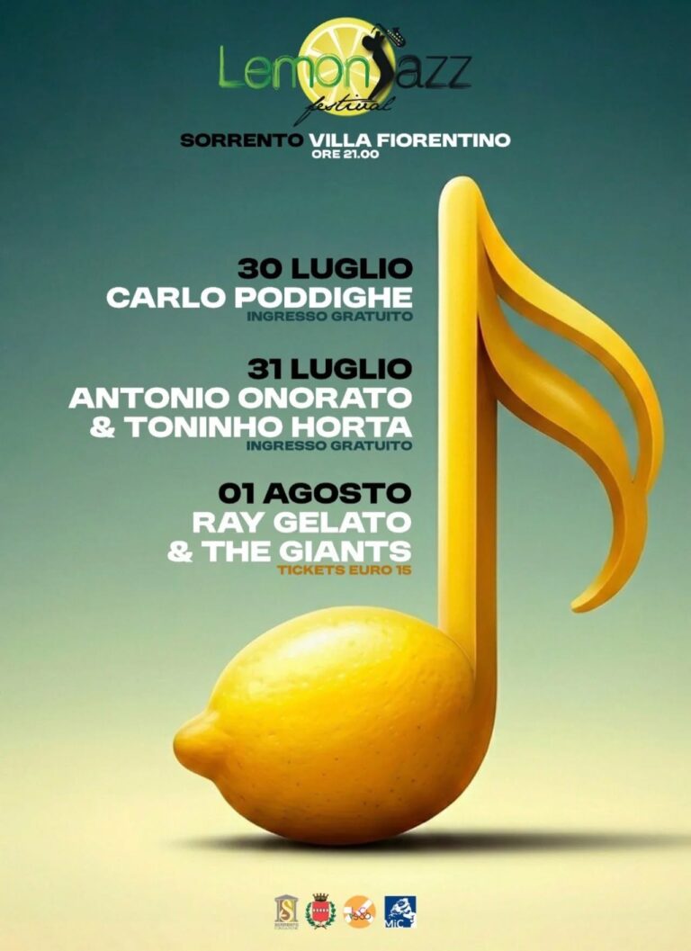 LemonJazz 2026 a Sorrento