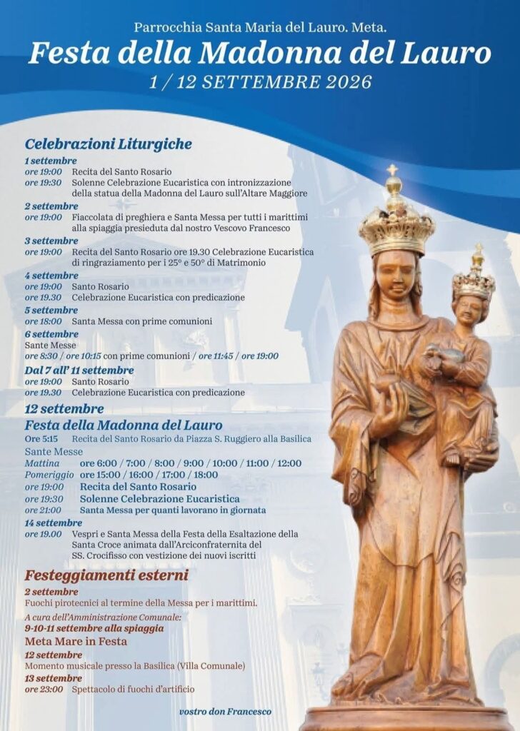 Festa della Madonna del Lauro 2026 a Meta