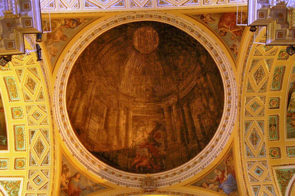 Finta cupola - Basilica di San Michele - Piano di Sorrento