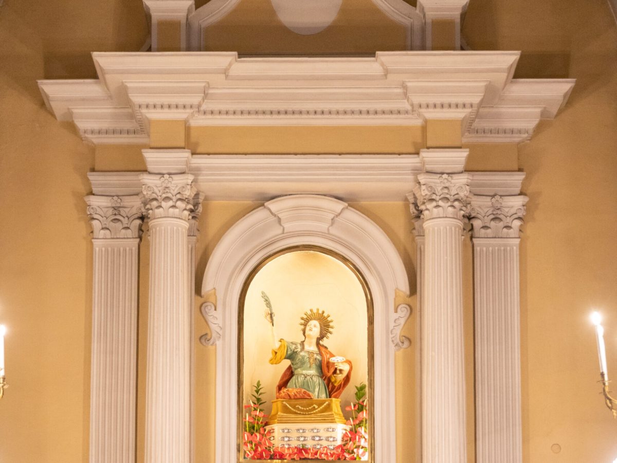 Statua Santa Lucia a Sorrento